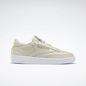 Adidasy Damskie Reebok Club C 85 Białe PL 70ZTFIQ